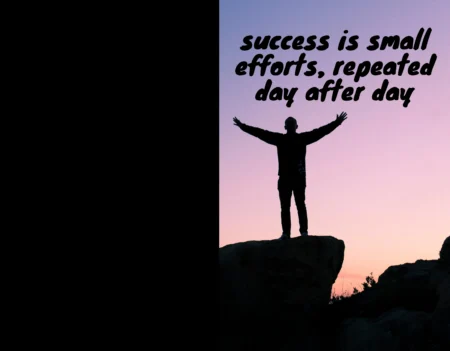 success is small efforts, repeated day after day format PDF