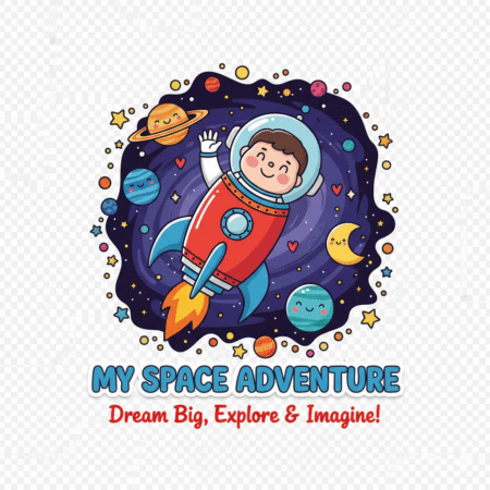 My Space Adventure Notebook - Kids' Planets & Rocket Journal PDF